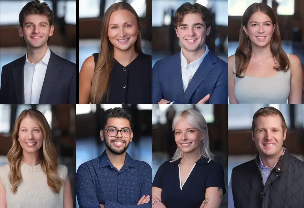 Professional group headshots for corporate teams in Chicago, photographed by 312 Elements Headshot Photography