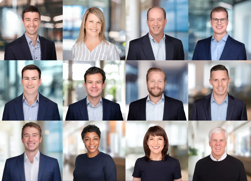 On-location office headshot photography session