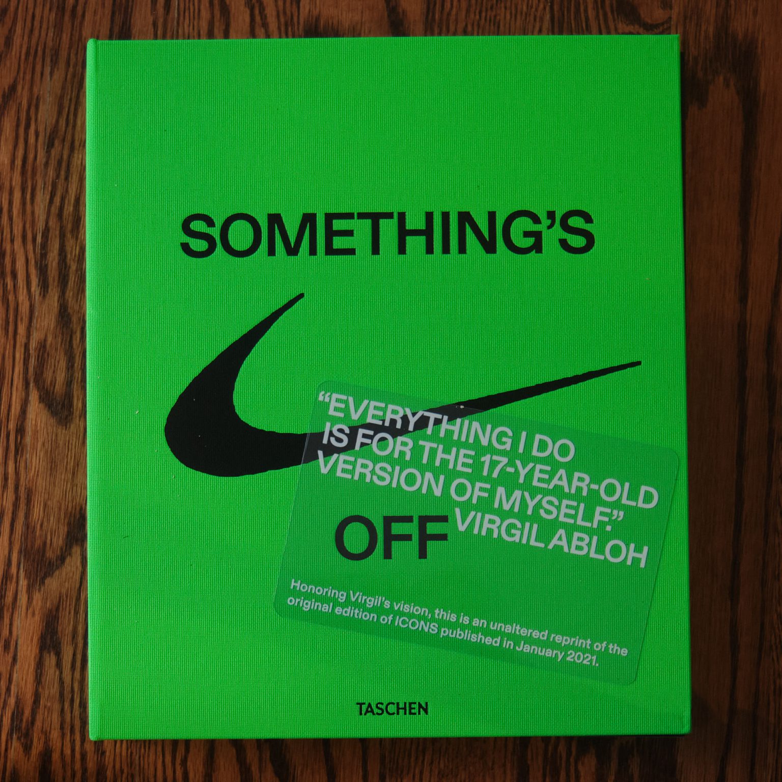 Virgil Abloh "Something's Off" Photography Book Cover