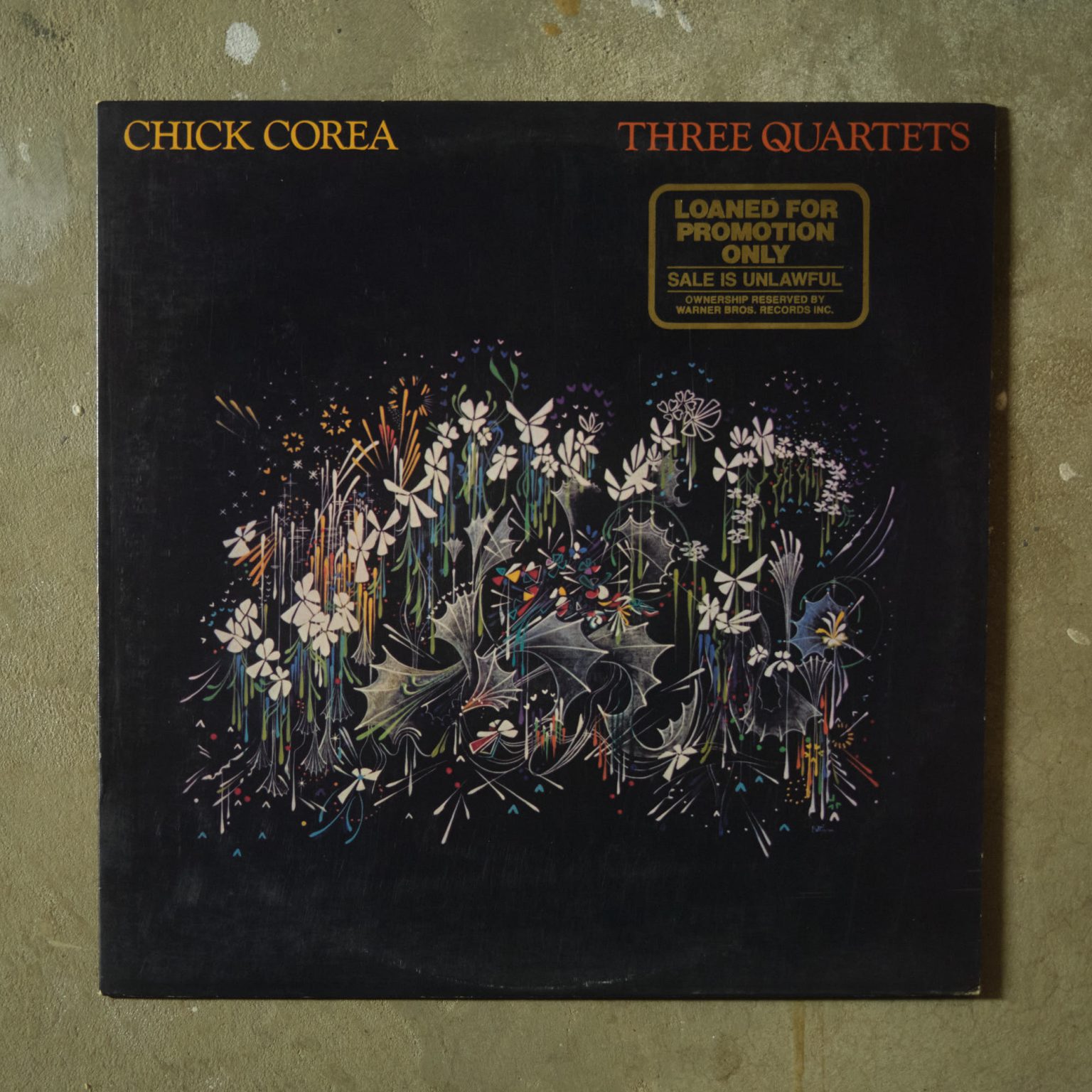 Chick Corea "Three Quartets" Album Cover