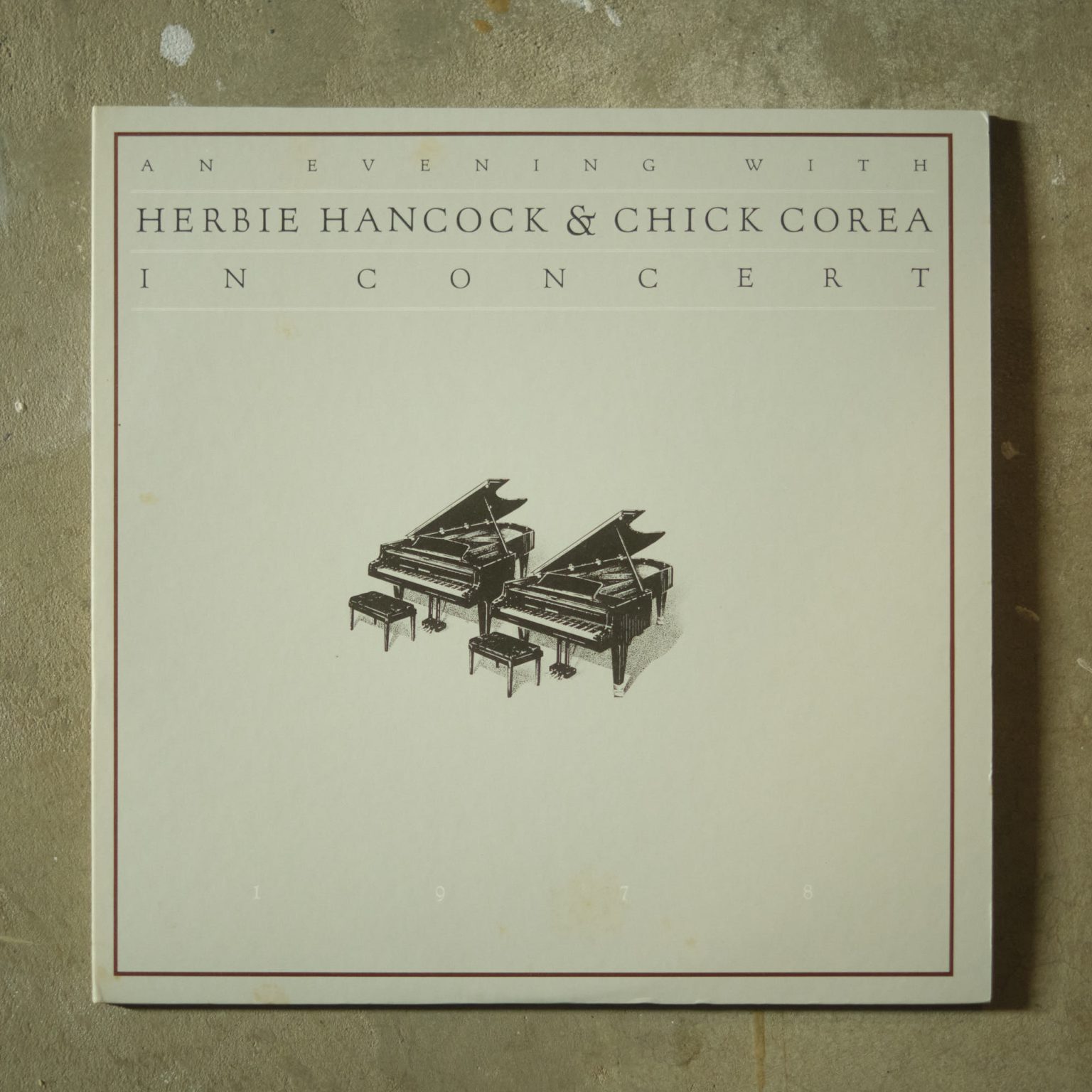 Herbie Hancock & Chick Corea "In Concert" Album Cover