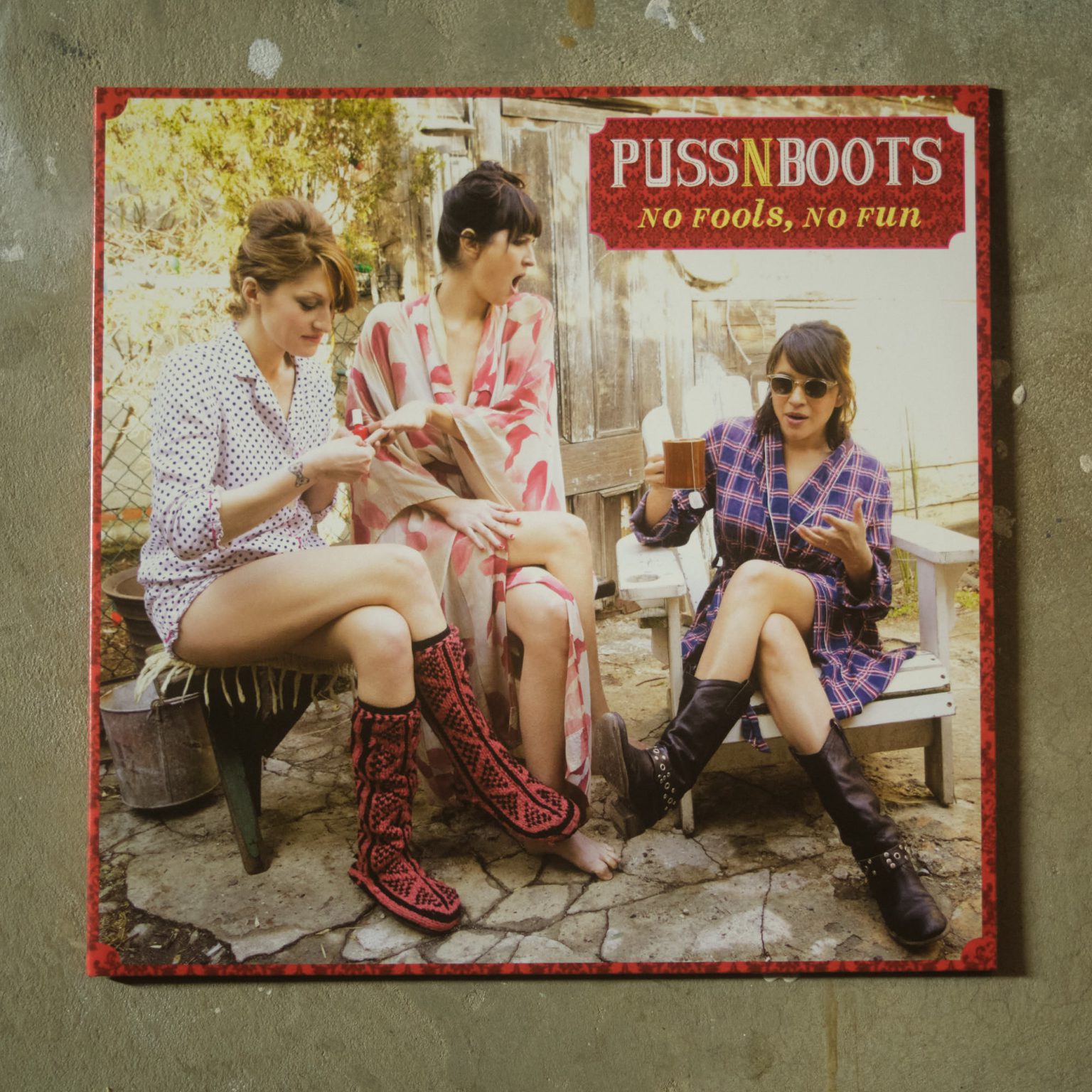 Puss N Boots "No Fools, No Fun" Album Cover