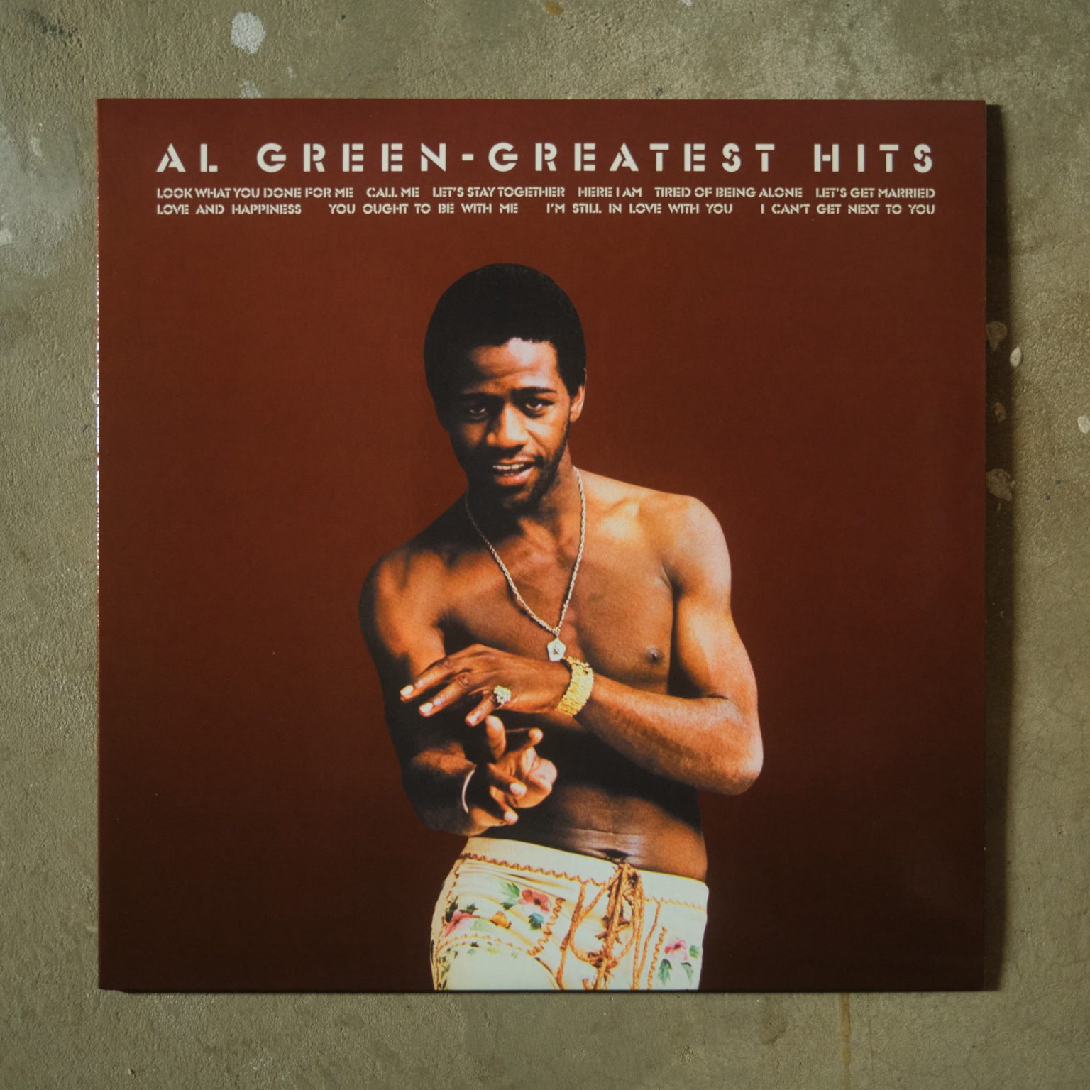 Al Green "Greatest Hits" Album Cover