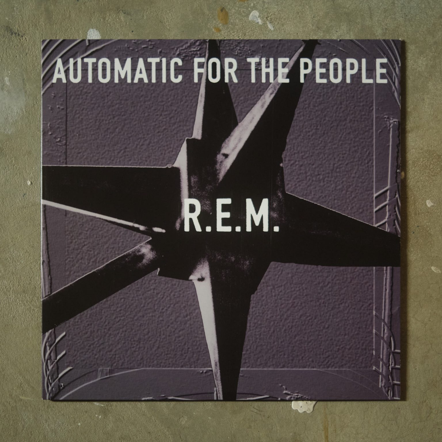 R.E.M. "Automatic for the People" Album Cover