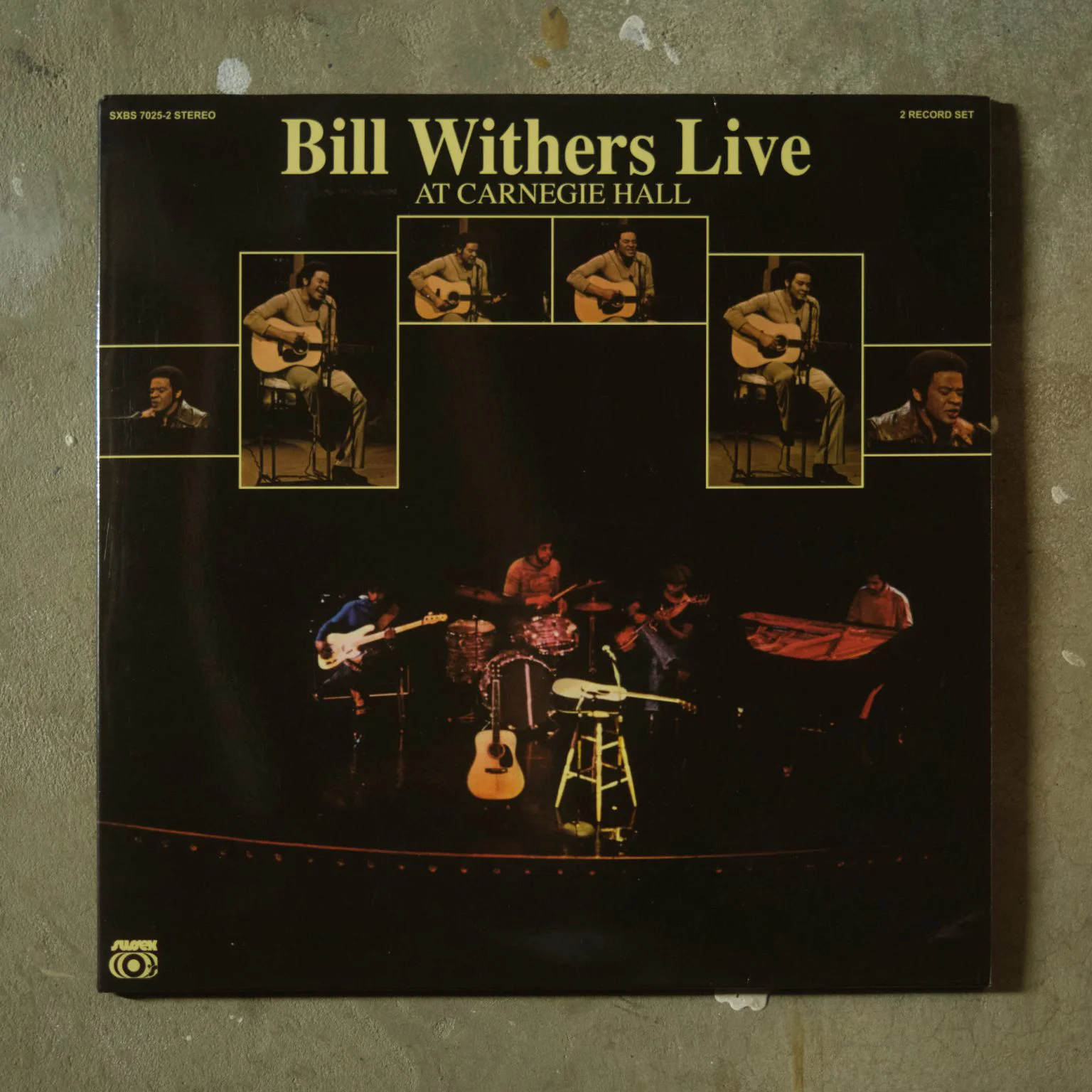BILL WITHERS | LIVE Bill Withers "Live at Carnegie Hall" Album Cover