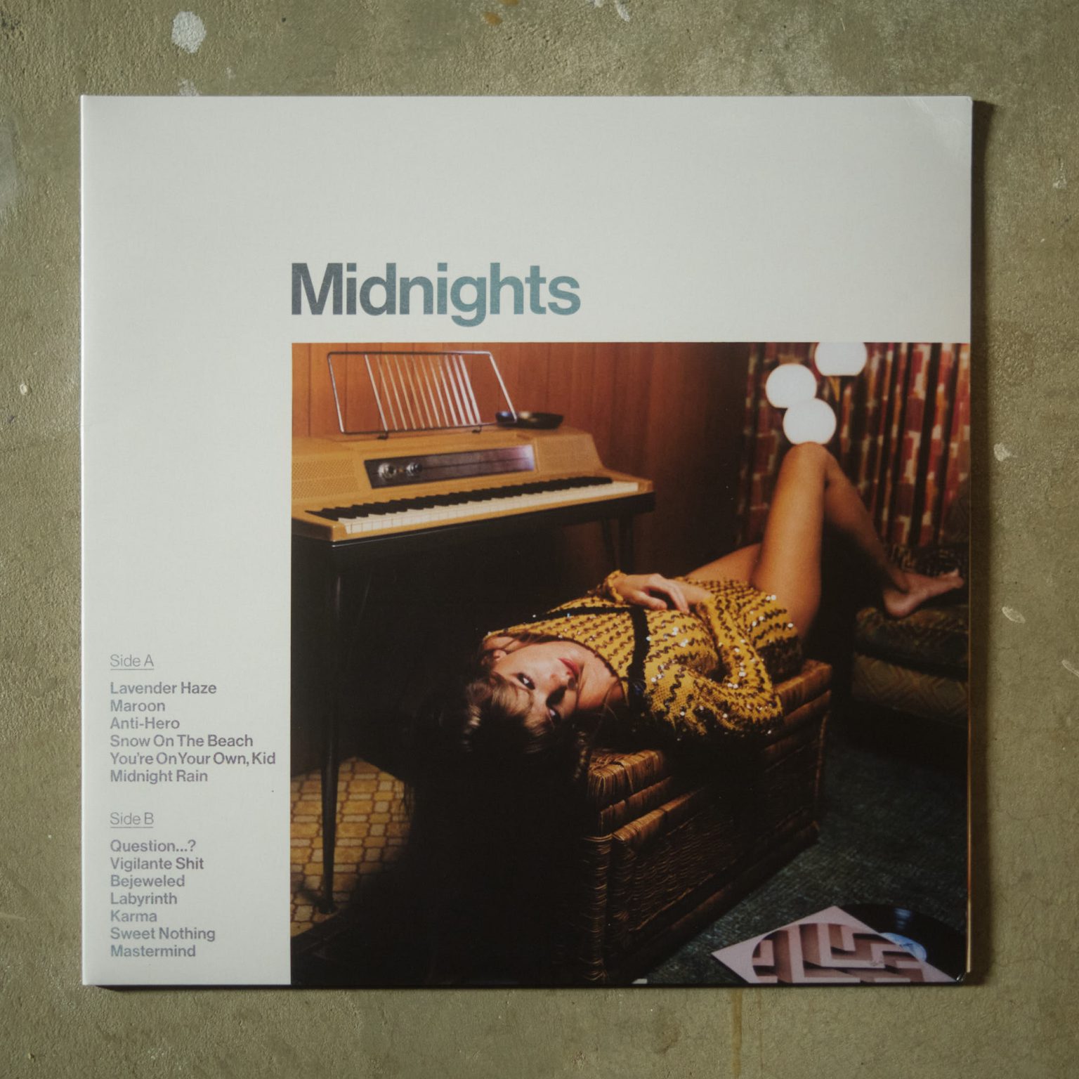 Taylor Swift "Midnights" Album Cover